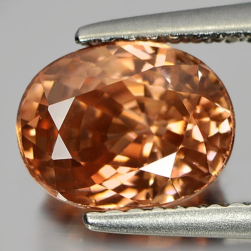 Natural Imperial Zircon 2.88 Ct. Oval Shape 8.4 x 6.5 Mm. Gemstone Unheated From Cambodia: Product ID: 807722250 Product Name: Natural Zircon Weight: 2.88 CT. Size: 8.4 x 6.5 x 5 MM. Shape: Oval Color: Imperial Clarity:VVS Luster: Good Gems Origin: Cambodia Treatment: Unheated Crystal Struc