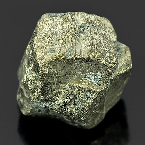 Mineral Metallic Luster And Pale Brass - Yellow Gold Pyrite 32.70 Ct. Natural Gemstone From Peru (1 of 3)