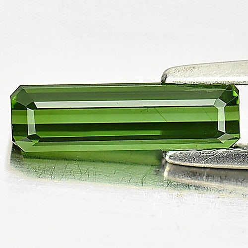 Natural Green Tourmaline 1.66 Ct. Octagon Shape 13.1 x 3.9 Mm. Gemstone Unheated From Nigeria: Product ID: 807243896 Product Name: Natural Tourmaline Weight: 1.66 CT. Size: 13.1 x 3.9 x 3.3 MM. Shape: Octagon Color: Green Clarity:VSI Luster: Very Good Gems Origin: Nigeria Treatment: Unheated Cr