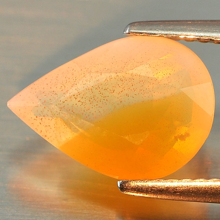 Natural Multi Color Opal 2.15 Ct. Pear Shape 12.5 x 8.7 Mm Gemstone From Ethiopia (1 of 3)