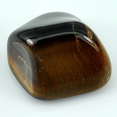 Natural Tiger Eye Agate 33.78 Ct. Fancy Cabochon Shape 20 x 18 Mm Gemstone From Madagascar: Product ID: 860000535 Product Name: Natural Agate Weight: 33.78 CT. Size: 20 x 18 x 13.3 MM. Shape: Fancy Cabochon Color: Yellow Brown Clarity:Opaque Luster: Good Gems Origin: Madagascar Treatment: Un