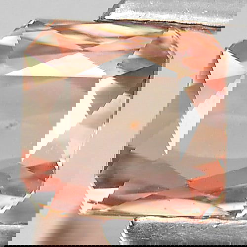 Natural Orangish Pink Tourmaline 1.12 Ct. Octagon Shape 5.6 x 5.4 Mm Gemstone From Nigeria (1 of 3)