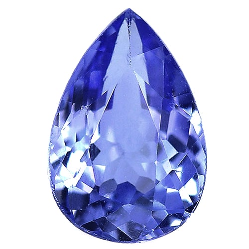 Natural Violetish Blue Tanzanite 0.38 Ct. VVS Pear Shape 6 x 4 Mm. Gemstone From Tanzania: Product ID: 807007488 Product Name: Natural Tanzanite Weight: 0.38 CT. Size: 6 x 4 x 2.3 MM. Shape: Pear Color: Blue Clarity:VVS Luster: Good Gems Origin: Tanzania Treatment: Heated Crystal Structure: