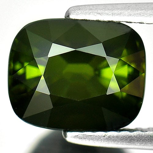 Natural Green Tourmaline 3.82 Ct. Clean Cushion Shape 9.5 x 7.7 Mm. Unheated Gemstone From Nigeria: Product ID: 807221000 Product Name: Natural Tourmaline Weight: 3.82 CT. Size: 9.5 x 7.7 x 6.8 MM. Shape: Cushion Color: Green Clarity:IF Luster: Good Gems Origin: Nigeria Treatment: Unheated Crystal S