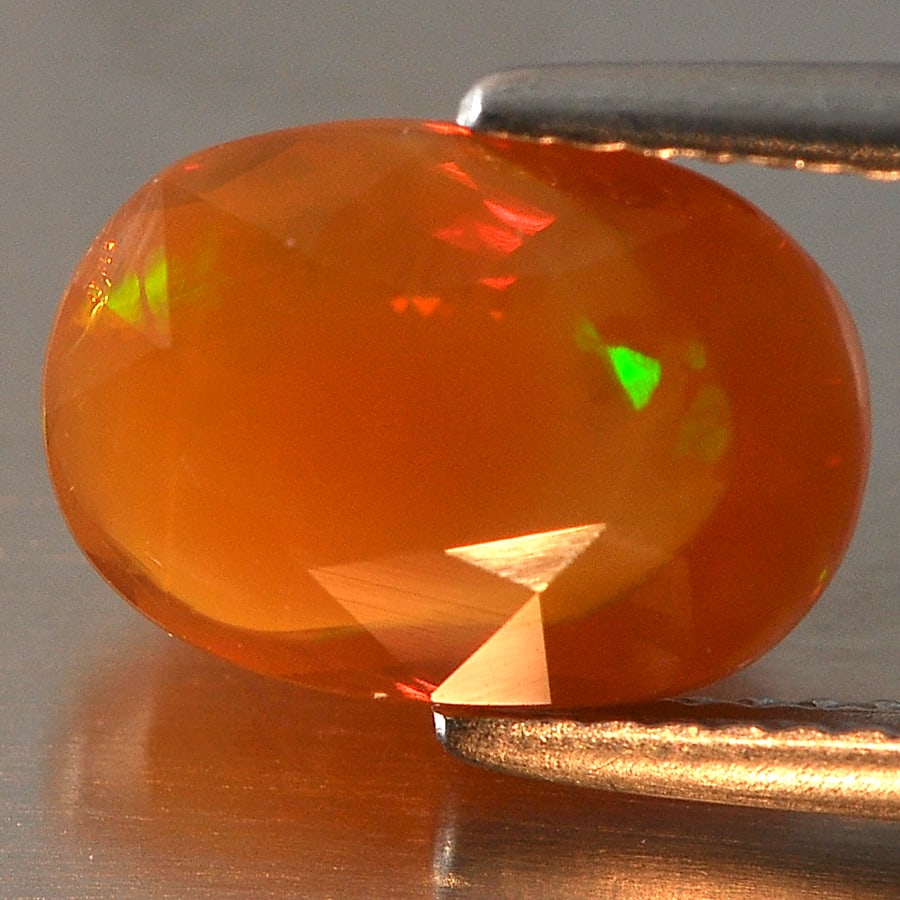 Natural Multi Color Opal 2.34 Ct. Oval Shape 11.2 x 8 Mm Gemstone From Ethiopia (1 of 3)