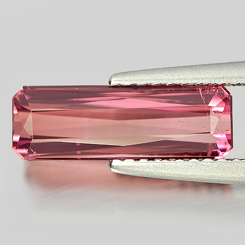 Natural Bi Color Tourmaline 2.26 Ct. Octagon Shape 13.2 x 4.6 Mm. Gemstone Unheated From Nigeria: Product ID: 807242633 / Product Name: Natural Tourmaline / Weight: 2.26 CT. / Size: 13.2 x 4.6 x 3.8 MM. / Shape: Octagon / Color: Pink / Clarity:VSI / Luster: Very Good / Gems Origin: Nigeria / Treat