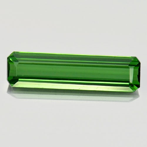 Natural Green Tourmaline 1.11 Ct. Clean Octagon Shape 12.7 x 3.4 Mm. Gemstone From Nigeria: Product ID: 807244902 Product Name: Natural Tourmaline Weight: 1.11 CT. Size: 12.7 x 3.4 x 2.5 MM. Shape: Octagon Color: Green Clarity:IF Luster: Very Good Gems Origin: Nigeria Treatment: Unheated Cry