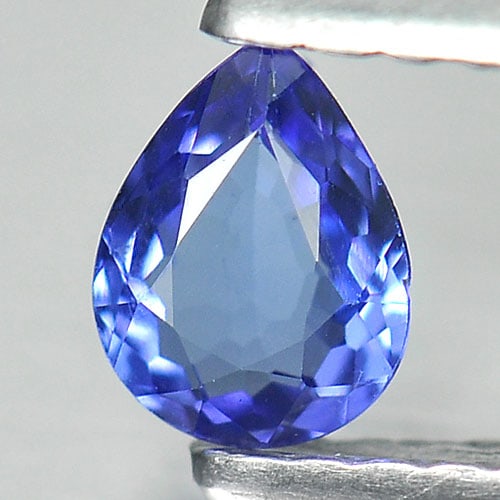 Natural Violetish Blue Tanzanite 0.26 Ct. VVS Pear Shape 5 x 4 x 2 Mm. Gemstone From Tanzania: Product ID: 807007627 Product Name: Natural Tanzanite Weight: 0.26 CT. Size: 5 x 4 x 2 MM. Shape: Pear Color: Violetish Blue Clarity:VVS Luster: Good Gems Origin: Tanzania Treatment: Heated Crystal St