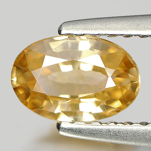 Natural Yellow Zircon 1.21 Ct. Oval Shape 6.9 x 4.7 Mm. Unheated Gemstone From Tanzania: Product ID: 807727153 Product Name: Natural Zircon Weight: 0.94 CT. Size: 6.9 x 4.7 x 2.7 MM. Shape: Oval Color: Yellow Clarity:VSI Luster: Good Gems Origin: Cambodia Treatment: Heated Crystal Structu