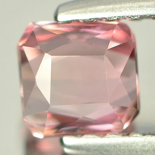 Natural Pink Tourmaline 0.53 Ct. VVS Octagon Shape 4.4 x 4.2 Mm. Gemstone From Nigeria (1 of 3)