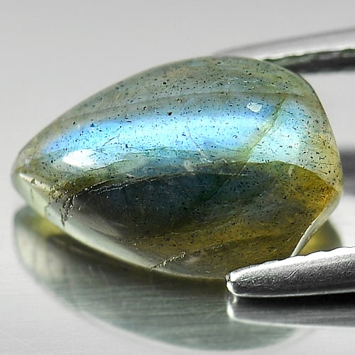 Natural Multi Color Blue Labradorite 3.41 Ct. Pear Cabochon Shape 12 x 8.2 Mm. Gemstone From Canada: Product ID: 804301042 Product Name: Natural Labradorite Weight: 3.41 CT. Size: 12 x 8.2 x 4.8 MM. Shape: Pear Cabochon Color: Multi-Color Clarity:Semi - Transparent Luster: Iridescent Gems Origin: Can