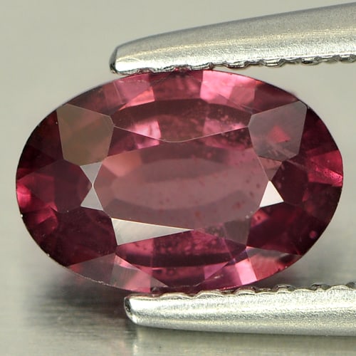 Natural Purplish Pink Rhodolite Garnet 0.99 Ct. Oval Shape 7.6 x 5.2 Mm Gemstone From Madagascar: Product ID: 802921876 Product Name: Natural Rhodolite Weight: 0.99 CT. Size: 7.6 x 5.2 x 2.9 MM. Shape: Oval Color: Purplish Pink Clarity:VVS Luster: Good Gems Origin: Mardagascar Treatment: Unheated 