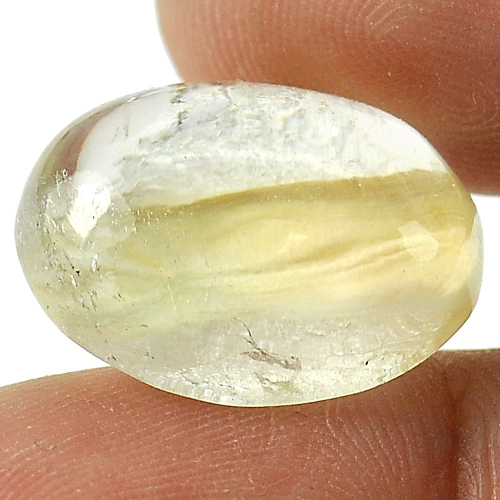 Natural Moss Quartz 14.85 Ct. Oval Cabochon Shape 18.2 x 14.4 Mm Gemstone From Thailand: Product ID: 805529195 Product Name: Natural Quartz Weight: 14.85 CT. Size: 18.2 x 14.4 x 8.2 MM. Shape: Oval Cabochon Color: Multi-Color Clarity:Semi - Transparent Luster: Good Gems Origin: Thailand T
