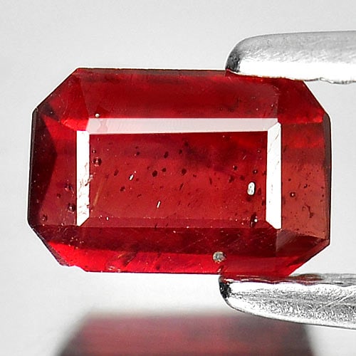 Natural Red Ruby 1.25 Ct. Octagon Shape 7.2 x 5 Mm Gemstone From Madagascar (1 of 3)