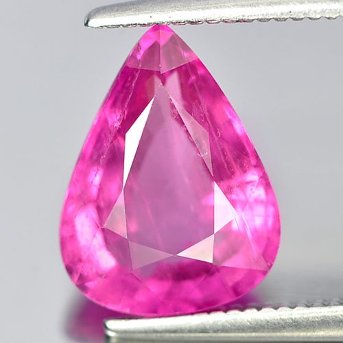 Natural Pink Tourmaline 2.27 Ct. Pear Shape 10.4 x 8 Mm. Gemstone From Nigeria: Product ID: 107209817 Product Name: Natural Tourmaline Weight: 2.27 CT. Size: 10.4 x 8 x 4.6 MM. Shape: Pear Color: Pink Clarity:VSI Luster: Good Gems Origin: Nigeria Treatment: Unheated Crystal Struc