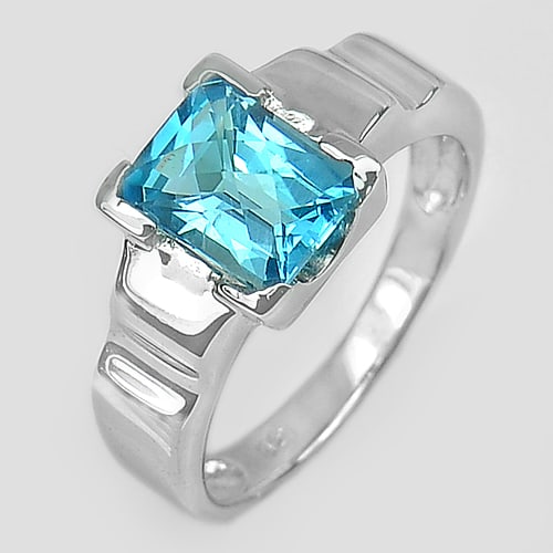 Natural Blue Topaz Real 925 Sterling Silver Jewelry 4.78 Grams Ring Size 8: Product ID: 281110041 Product Type: 925 Sterling Silver Fine Jewelry Jewelry Weight: 4.78 Grams. Ring Size: 8 Resizable(Fee) Gemstones Color: Blue Metal: Solid Silver 92.5%. Gemstone Detail: Natural S