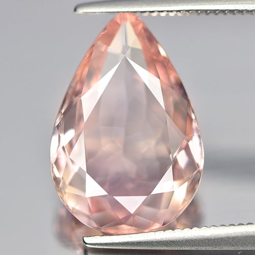 Natural Pink Tourmaline 4.75 Ct. Pear Shape 15 x 10 Mm. Unheated Gemstone From Nigeria (1 of 3)
