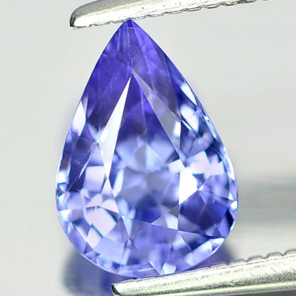 Natural Violetish Blue Tanzanite 1.11 Ct. Clean Pear Shape 7.6 x 5 Mm. Gemstone From Tanzania: Product ID: 807006608 Product Name: Natural Tanzanite Weight: 1.11 CT. Size: 7.6 x 5 x 3 MM. Shape: Pear Color: Blue Clarity:IF Luster: Very Good Gems Origin: Tanzania Treatment: Heated Crystal Struct