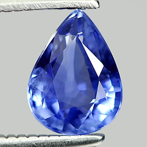 Natural Blue Ceylon Sapphire 1.06 Ct. VVS Pear Shape 7.3 x 5.5 Mm. Gemstone From Sri - Lanka (1 of 3)