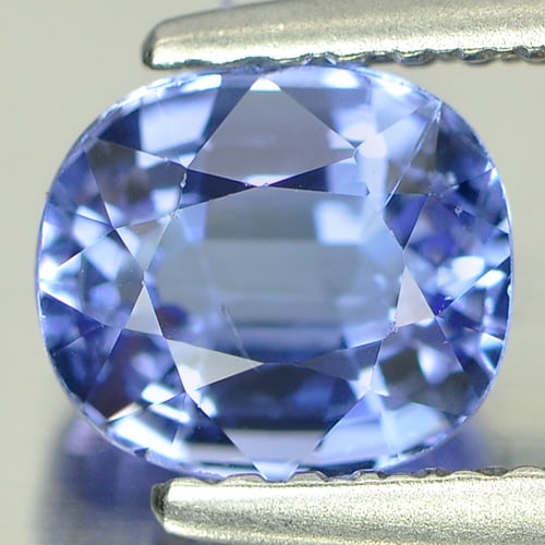 Natural Violetish Blue Tanzanite 1.26 Ct. Cushion Shape 6.5 x 5.7 Mm. Gemstone: Product ID: 807009200 Product Name: Natural Tanzanite Weight: 1.26 CT. Size: 6.5 x 5.7 x 4 MM. Shape: Cushion Color: Blue Clarity:VSI Luster: Very Good Gems Origin: Tanzania Treatment: Heated Crystal 