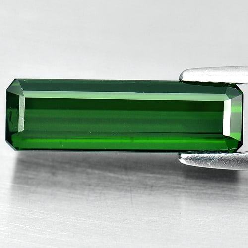 Natural Green Tourmaline 3.86 Ct. Octagon Shape 17.3 x 5.3 Mm. Unheated Gemstone From Nigeria: Product ID: 807242017 Product Name: Natural Tourmaline Weight: 3.86 CT. Size: 17.3 x 5.3 x 4 MM. Shape: Octagon Color: Green Clarity:VSI Luster: Good Gems Origin: Nigeria Treatment: Unheated Crystal S