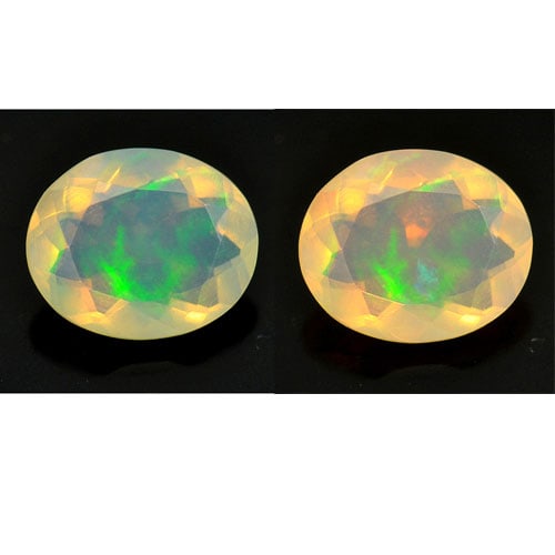 Natural Multi Color Play Of Colour Opal 1.08 Ct. Oval Shape 9 x 7.4 Mm. Gemstone From Ethiopia: Product ID: 818725067 Product Name: Natural Opal Weight: 1.08 CT. Size: 9 x 7.4 x 4.5 MM. Shape: Oval Color: Multi Color Clarity:Semi - Transparent Luster: Iridescent Gems Origin: Ethiopia Treatment: 