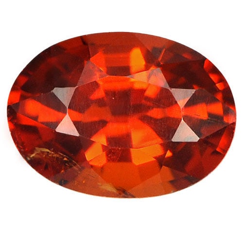 Natural Orange Spessartine Garnet 1.15 Ct. Oval Shape 7.2 x 5.3 Mm. Gemstone Unheated From Nigeria: Product ID: 802936354 Product Name: Natural Spessartine Weight: 1.15 CT. Size: 7.2 x 5.3 x 3.7 MM. Shape: Oval Color: Orange Clarity:VSI Luster: Very Good Gems Origin: Nigeria Treatment: Unheated Crys