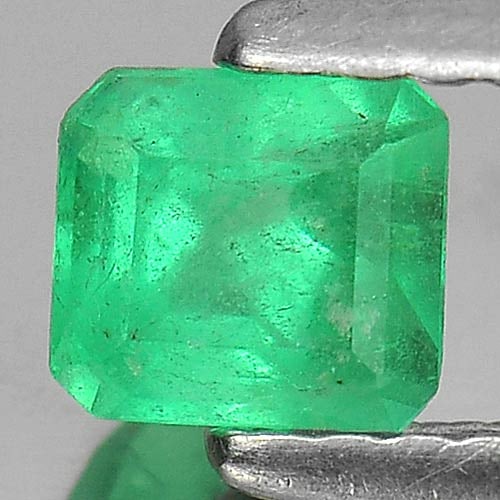 Natural Unheated Green Emerald 0.40 Ct. Octagon Shape 4.8 x 4.5 Mm. Gemstone From Columbia: Product ID: 802402970 Product Name: Natural Emerald Weight: 0.40 CT. Size: 4.8 x 4.5 x 3.6 MM. Shape: Octagon Color: Green Clarity:SI Luster: Good Gems Origin: Columbia Treatment: Unheated Crystal Str
