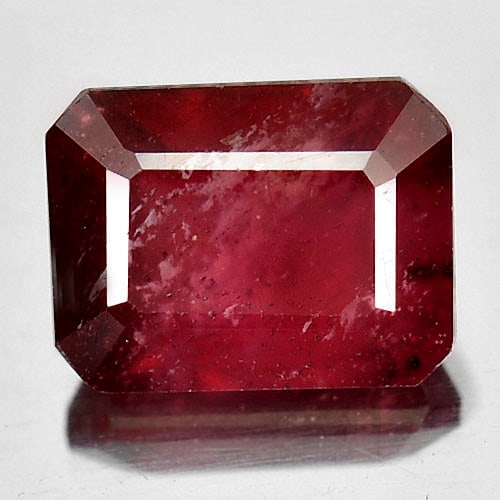 Natural Red Ruby 2.59 Ct. Octagon Shape 8.2 x 6.3 Mm. Gemstone From Madagascar (1 of 3)