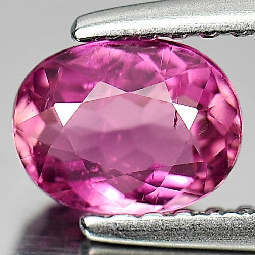Natural Pink Tourmaline 0.69 Ct. Oval Shape 6.4 x 4.9 Mm. Gemstone From Nigeria (1 of 3)