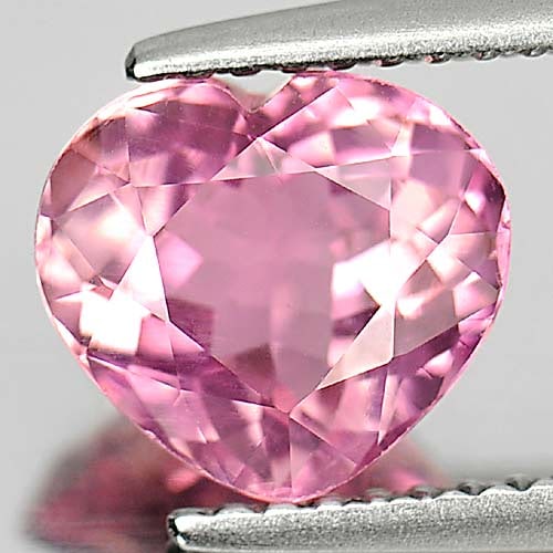 Natural Unheated Pink Tourmaline 1.89 Ct. Heart Shape 8.4 x 7.7 Mm. Gemstone From Nigeria: Product ID: 807246123 Product Name: Natural Tourmaline Weight: 1.89 CT. Size: 8.4 x 7.7 x 4.7 MM. Shape: Heart Color: Pink Clarity:VSI Luster: Very Good Gems Origin: Nigeria Treatment: Unheated Crysta