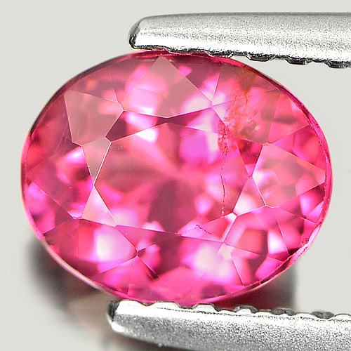 Natural Pink Tourmaline 0.99 Ct. Oval Shape 6.8 x 5.6 Mm. Unheated Gemstone From Nigeria (1 of 3)