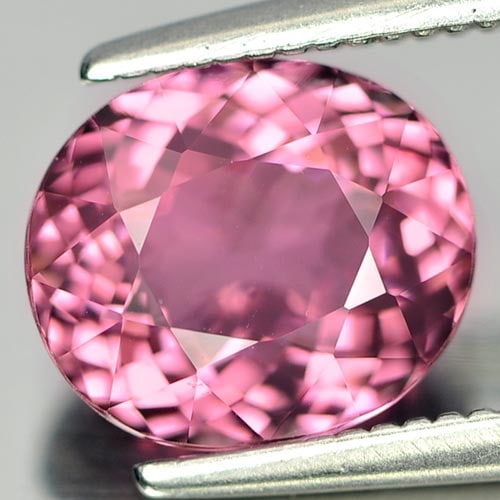 Natural Purplish Pink Tourmaline 1.91 Ct. Clean Oval Shape 8.8 x 7.5 Mm. Unheated Gemstone: Product ID: 807239561 Product Name: Natural Tourmaline Weight: 1.91 CT. Size: 8.8 x 7.5 x 4.9 MM. Shape: Oval Color: Purplish Pink Clarity:IF Luster: Good Gems Origin: Nigeria Treatment: Unheated Crys