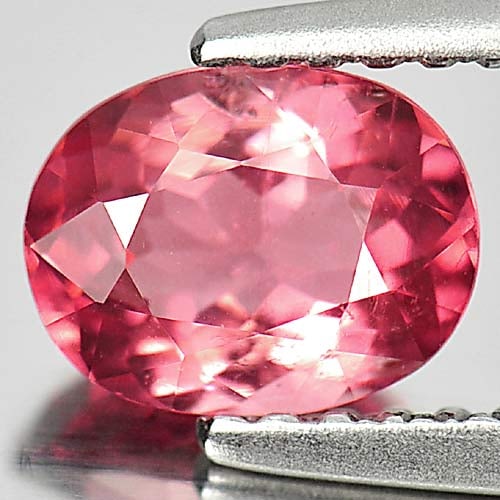 Natural Orangish Pink Tourmaline 0.80 Ct. Oval Shape 6.8 x 5.3 Mm. Gemstone From Nigeria: Product ID: 807245828 Product Name: Natural Tourmaline Weight: 0.80 CT. Size: 6.8 x 5.3 x 3.6 MM. Shape: Oval Color: Orangish Pink Clarity:VSI Luster: Good Gems Origin: Nigeria Treatment: Unheated Cry