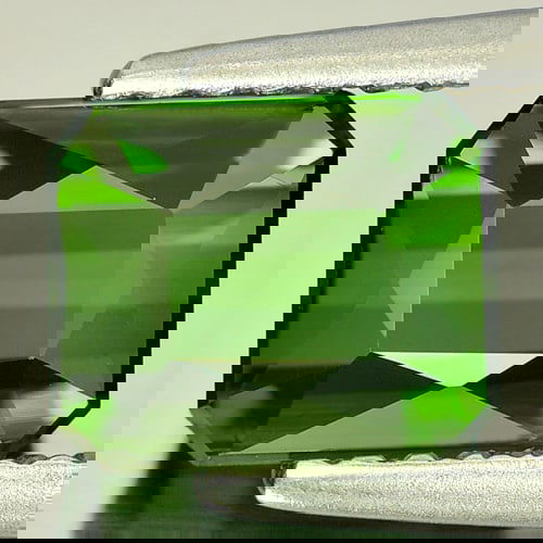 Natural Green Tourmaline 1.78 Ct. VVS Octagon Shape 7.2 x 6 Mm. Gemstone From Nigeria (1 of 3)