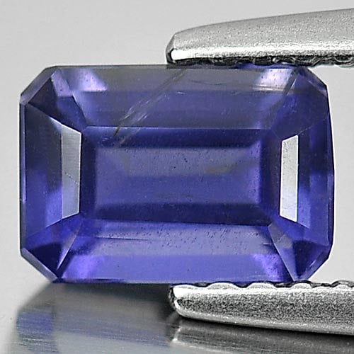 Natural Violet Blue Iolite 0.74 Ct. Octagon Shape 6.7 x 4.7 Mm. Gemstone From Madagascar: Product ID: 803804495 Product Name: Natural Iolite Weight: 0.74 CT. Size: 6.7 x 4.7 x 3.6 MM. Shape: Octagon Color: Violet Blue Clarity:VSI Luster: Good Gems Origin: Madagascar Treatment: Unheated Cry