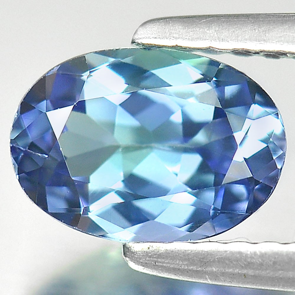 Natural Blue Tanzanite 1.08 Ct. VVS Oval Shape 7.8 x 5.5 Mm. Gemstone From Tanzania: Product ID: 807003521 Product Name: Natural Tanzanite Weight: 1.08 CT. Size: 7.8 x 5.5 x 3.5 MM. Shape: Oval Color: Blue Clarity:VVS Luster: Very Good Gems Origin: Tanzania Treatment: Heated Crystal S