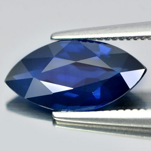 Natural Blue Sapphire 2.00 Ct. Marquise Shape 12 x 6.1 Mm. Gemstone From Thailand: Product ID: 806007972 Product Name: Natural Fancy Color Sapphire Weight: 2.00 CT. Size: 12 x 6.1 x 3.6 MM. Shape: Marquise Color: Blue Clarity:VSI Luster: Good Gems Origin: Thailand Treatment: Heated 