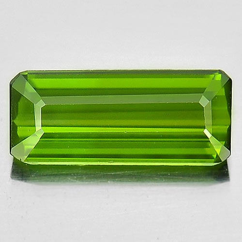 Natural Green Tourmaline 0.94 Ct. Octagon Shape 9.3 x 4 Mm Gemstone From Nigeria: Product ID: 807245268 Product Name: Natural Tourmaline Weight: 0.94 CT. Size: 9.3 x 4 x 2.6 MM. Shape: Octagon Color: Green Clarity:IF Luster: Very Good Gems Origin: Nigeria Treatment: Unheated Crysta