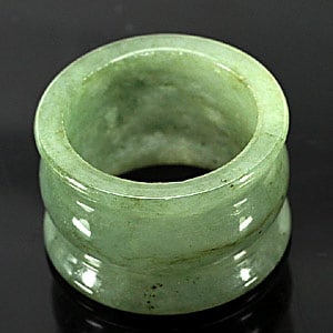 Natural Sky Green Jade 49.17 Ct. Round Ring Size 9.5 Gemstone From Thailand: Product ID: 819808689 Product Name: Natural Jade Weight: 49.17 CT. Size: 24 x 24 x 16 MM. Shape: See As On Picture Color: White Green Clarity:Opaque Luster: Good Gems Origin: Thailand Treatment: Unhea