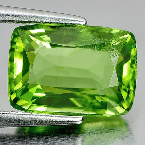 Natural Green Peridot 3.77 Ct. Cushion Shape 10.8 x 7.7 Mm. Gemstone Unheated From Pakistan: Product ID: 805305750 Product Name: Natural Peridot Weight: 3.77 CT. Size: 10.8 x 7.7 x 4.9 MM. Shape: Cushion Color: Green Clarity:VSI Luster: Good Gems Origin: Pakistan Treatment: Unheated Crystal S