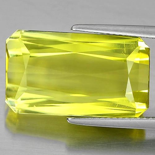 Natural Yellow Lemon Quartz 18.91 Ct. Octagon Shape 21 x 12 Mm. Unheated Gemstone: Product ID: 805529015 / Product Name: Natural Quartz / Weight: 18.91 CT. / Size: 21 x 12 x 9 MM. / Shape: Octagon / Color: Yellow / Clarity:VSI / Luster: Very Good / Gems Origin: Brazil / Treatment: U