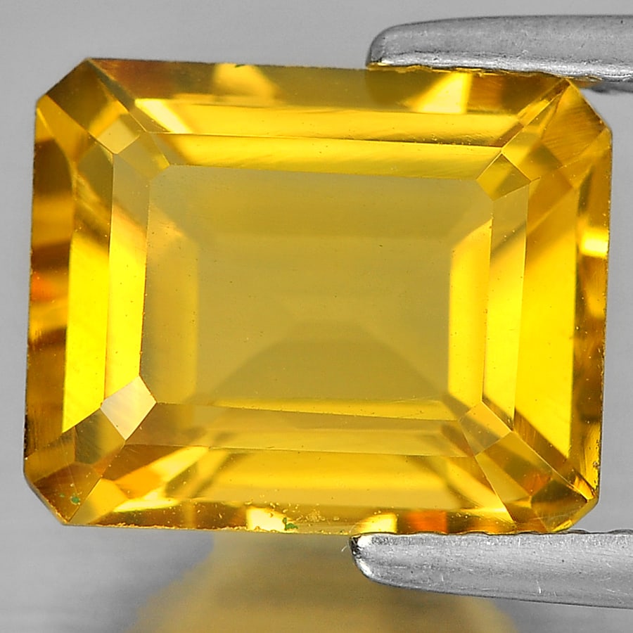 Natural Yellow Citrine 3.30 Ct. VVS Octagon Shape 10.8 x 8.3 Mm. Gemstone From Brazil: Product ID: 801813431 Product Name: Natural Citrine Weight: 3.30 CT. Size: 10.8 x 8.3 x 5.5 MM. Shape: Octagon Color: Yellow Clarity:VVS Luster: Good Gems Origin: Brazil Treatment: Unheated Crystal St