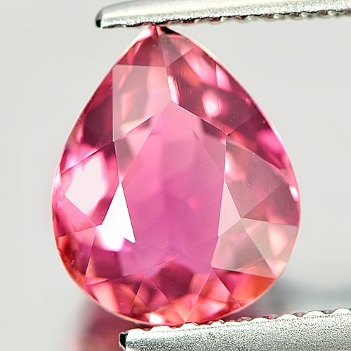 Natural Pink Tourmaline 1.88 Ct. VVS Pear Shape 9.3 x 7.7 Mm. Unheated Gemstone From Nigeria (1 of 3)