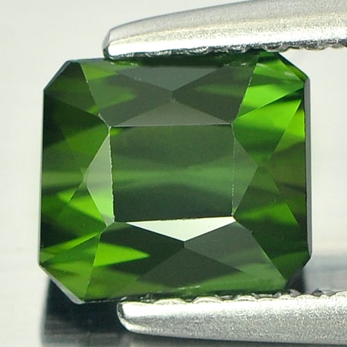 Natuarl Green Tourmaline 1.29 Ct. VVS Octagon Shape 6 x 5.4 Mm. Gemstone From Nigeria: Product ID: 807225223 Product Name: Natural Tourmaline Weight: 1.29 CT. Size: 6 x 5.4 x 4.4 MM. Shape: Octagon Color: Green Clarity:VVS Luster: Good Gems Origin: Nigeria Treatment: Unheated Crystal St