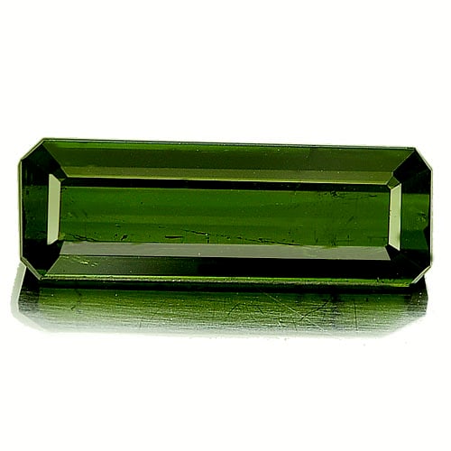 Natural Green Tourmaline 2.35 Ct. Octagon Shape 13.9 x 4.8 Mm. Gemstone From Nigeria: Product ID: 807245240 Product Name: Natural Tourmaline Weight: 2.35 CT. Size: 13.9 x 4.8 x 3.5 MM. Shape: Octagon Color: Green Clarity:VSI Luster: Good Gems Origin: Nigeria Treatment: Unheated Crystal