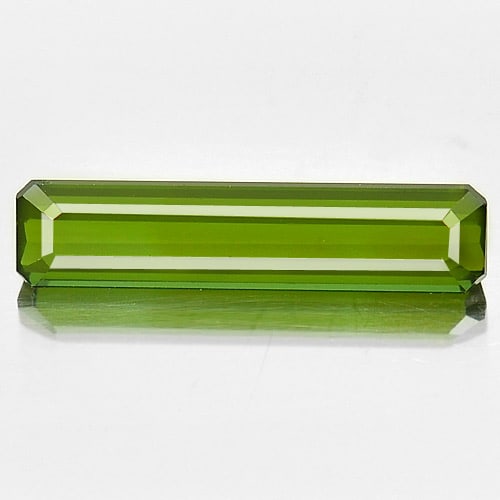 Natural Green Tourmaline 1.96 Ct. Clean Octagon Shape 15.8 x 3.7 Mm. Gemstone From Nigeria: Product ID: 807245754 Product Name: Natural Tourmaline Weight: 1.96 CT. Size: 15.8 x 3.7 x 3.2 MM. Shape: Octagon Color: Green Clarity:IF Luster: Very Good Gems Origin: Nigeria Treatment: Unheated Cry