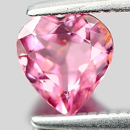 Natural Pink Tourmaline 0.58 Ct. Heart Shape 5.9 x 5.6 Mm. Gemstone From Nigeria (1 of 3)
