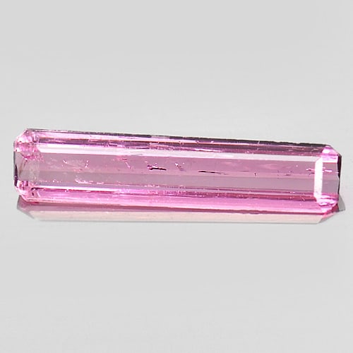 Natural Pink Tourmaline 0.89 Ct. Octagon Shape 14.7 x 3.2 Mm. Gemstone From Nigeria (1 of 3)