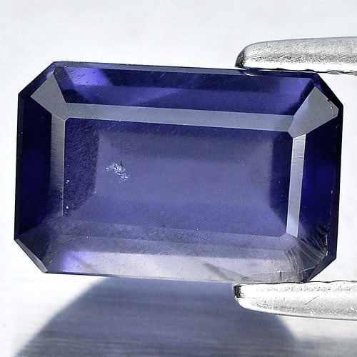 Natural Iolite Violet Blue 2.20 Ct. Octagon Shape 10.2 x 6.7 Mm. Gemstone From Madagascar: Product ID: 803804312 Product Name: Natural Iolite Weight: 2.20 CT. Size: 10.2 x 6.7 x 4.5 MM. Shape: Octagon Color: Blue Clarity:VSI Luster: Good Gems Origin: Madagascar Treatment: Unheated Crystal S